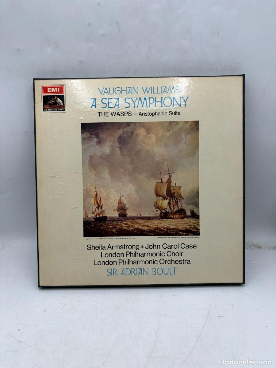 Discos de vinilo: LP - VAUGHAN WILLIAMS - A SEA SYMPHONY - THE WASPS - SIR ADRIAN BOULT - LONDON PHILHARMONIC - EMI -