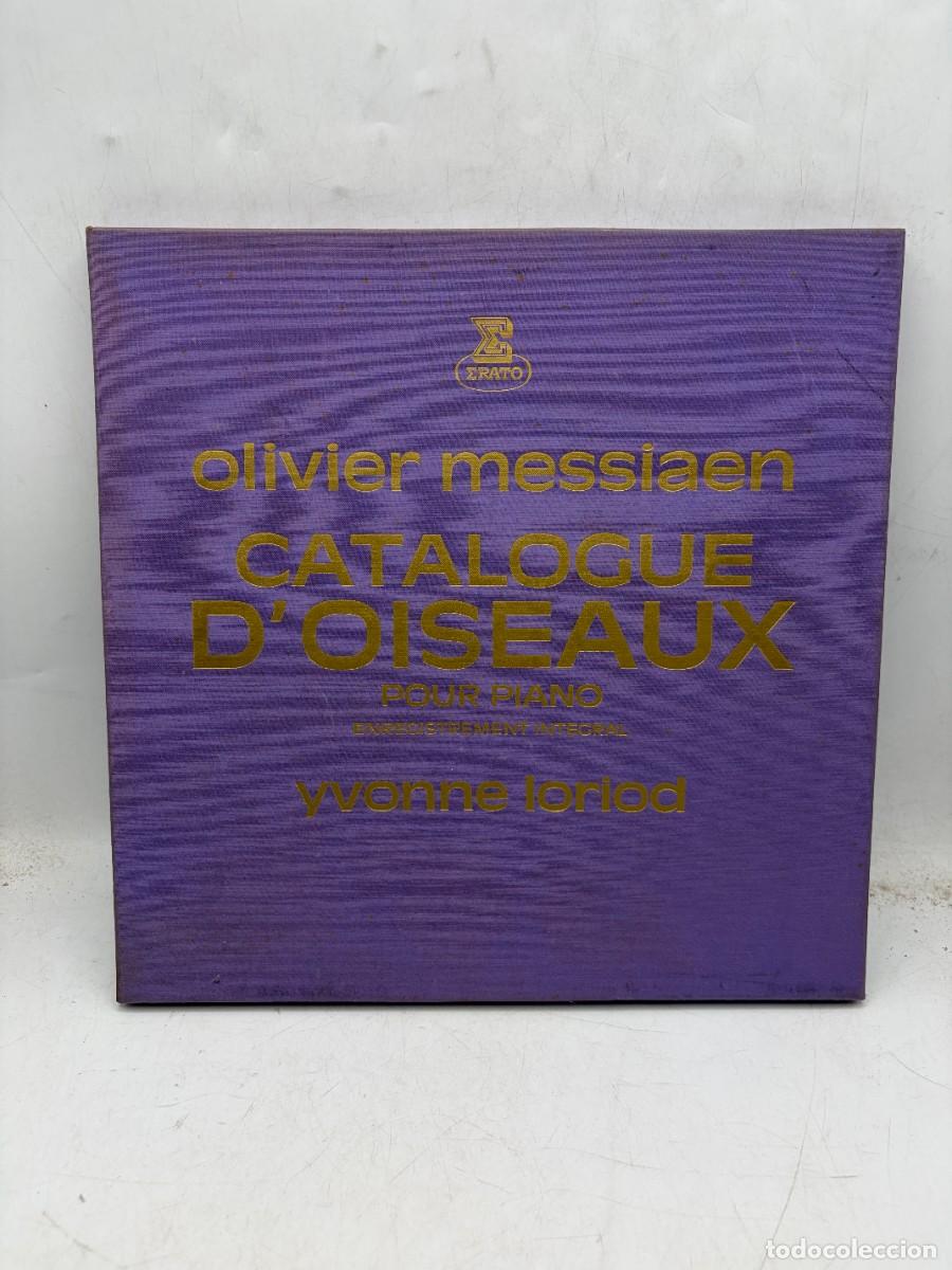 Discos de vinilo: BOX LP - OLIVIER MESSIAEN - CATALOGUE D'OISEAUX - YVONNE LORIOD - ERATO -