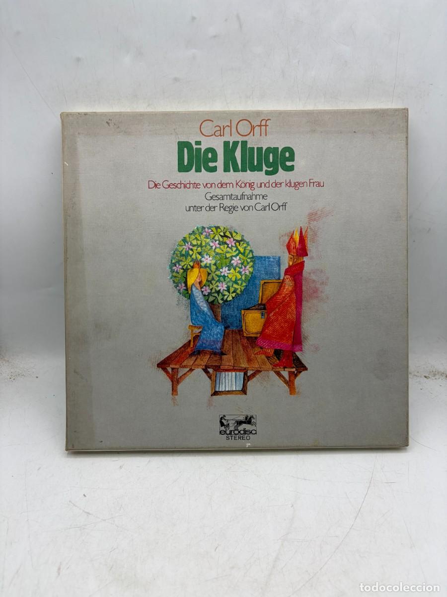 Discos de vinilo: LP - CARL ORFF - DIE KLUGE - GESAMTAUFNAHME - EURDISC - 2 LP'S