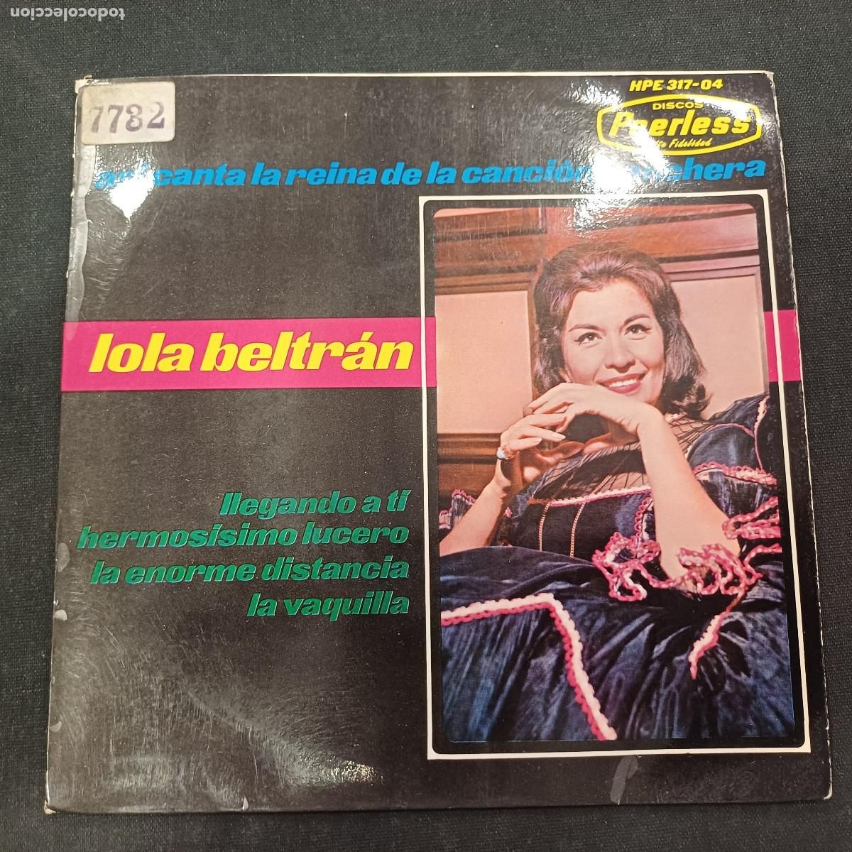 Discos de vinilo: LOLA BELTRAN/LLEGANDO A TI/SINGLE.