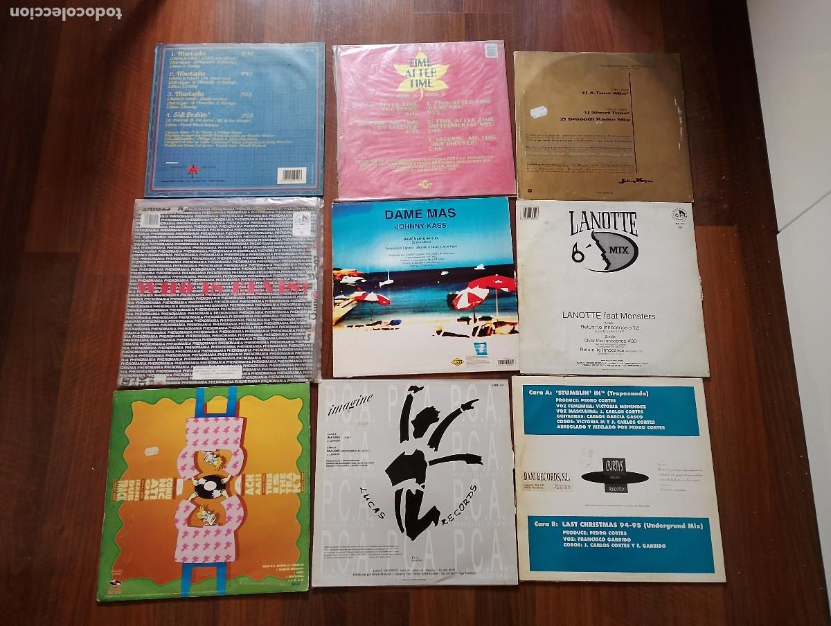 Discos de vinilo: lote de 17, maxisingles, remenber, son de discoteca muy usados