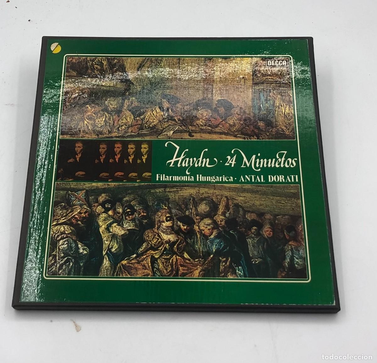 Discos de vinilo: Caja 2 LP Haydn: 24 Minuetos (Hob. IX:16) - Antal Dorati - Filarmon&iacute;a Hungarica - Decca FFSS (1978)