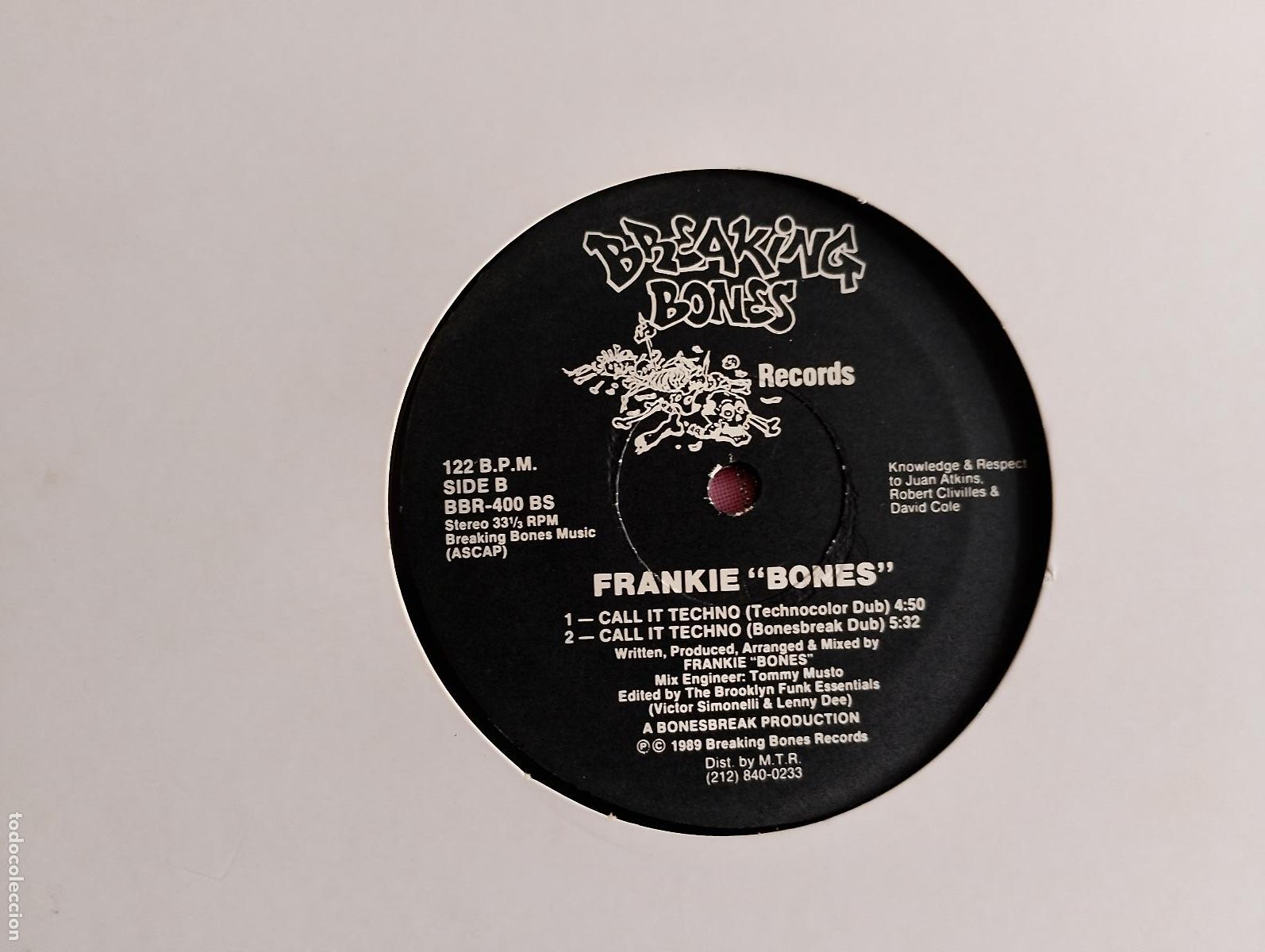 Discos de vinilo: Frankie Bones &ndash; Call It Techno,1989, USA, PORTADA GENERICA