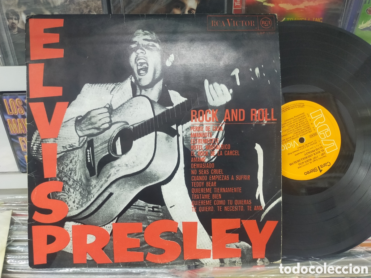 Disques de vinyle: Elvis Presley LP reedici&oacute;n 1968 Espa&ntilde;a 1975