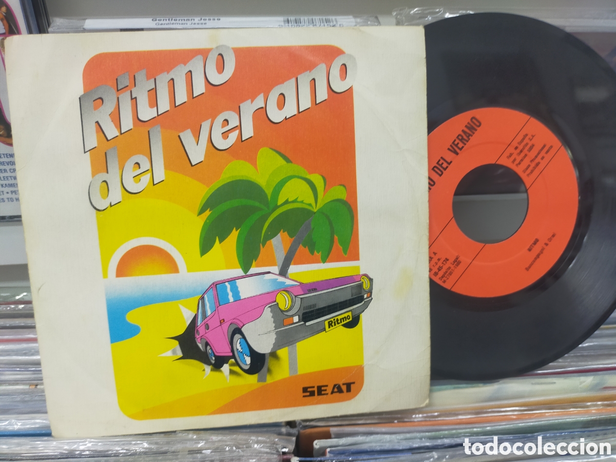 Discos de vinilo: Ritmo del verano single promocional ritmo Seat Espa&ntilde;a 1980