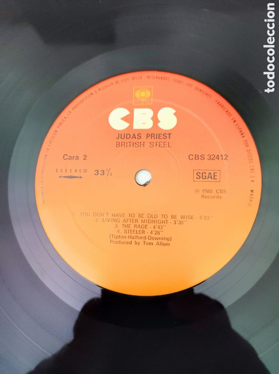 Discos de vinilo: JUDAS PRIEST - BRITISH STEEL - Foto 4