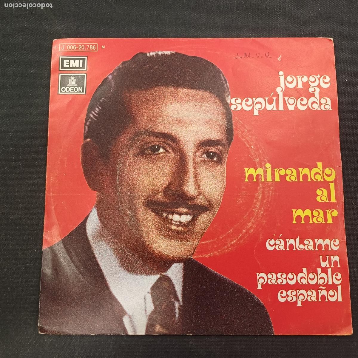 Discos de vinilo: JORGE SEPULVEDA/MIRANDO AL MAR/SINGLE. - Foto 1