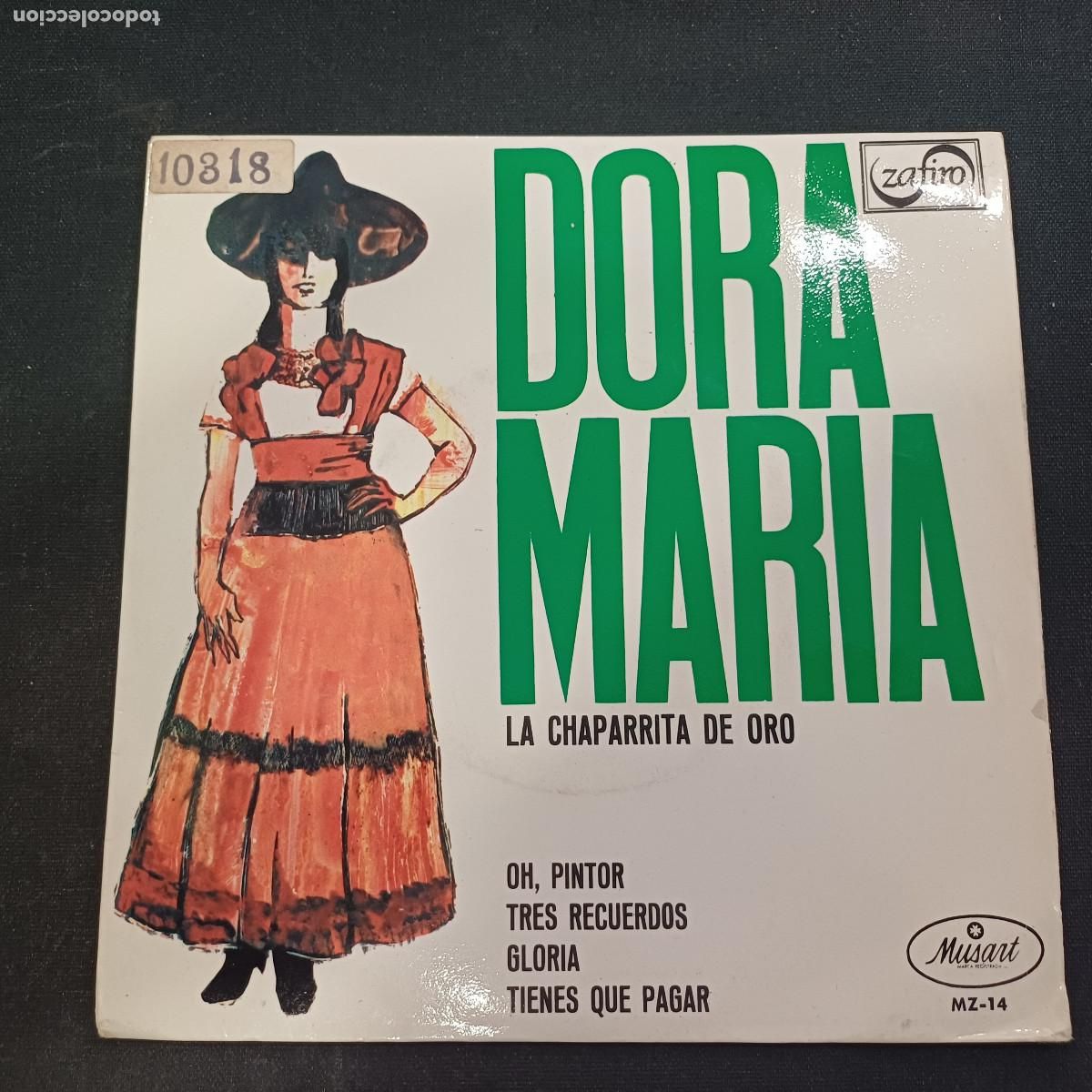Discos de vinilo: DORA MARIA/OH PINTOR/SINGLE PROMOCIONAL.