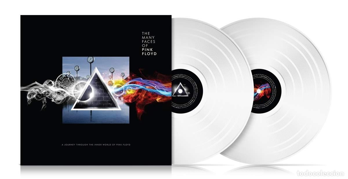 Discos de vinilo: The Many Faces Of Pink Floyd * 2 LP 180g color Blanco * Gatefold * Rare * Precintado