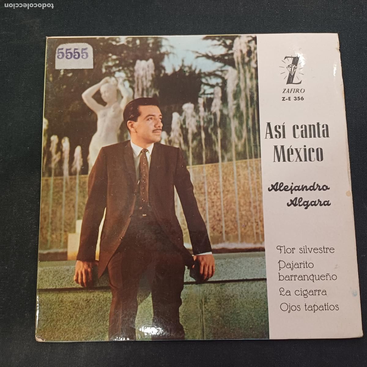 Discos de vinilo: ALEJANDRO ALGARA/FLOR SILVESTRE/SINGLE.
