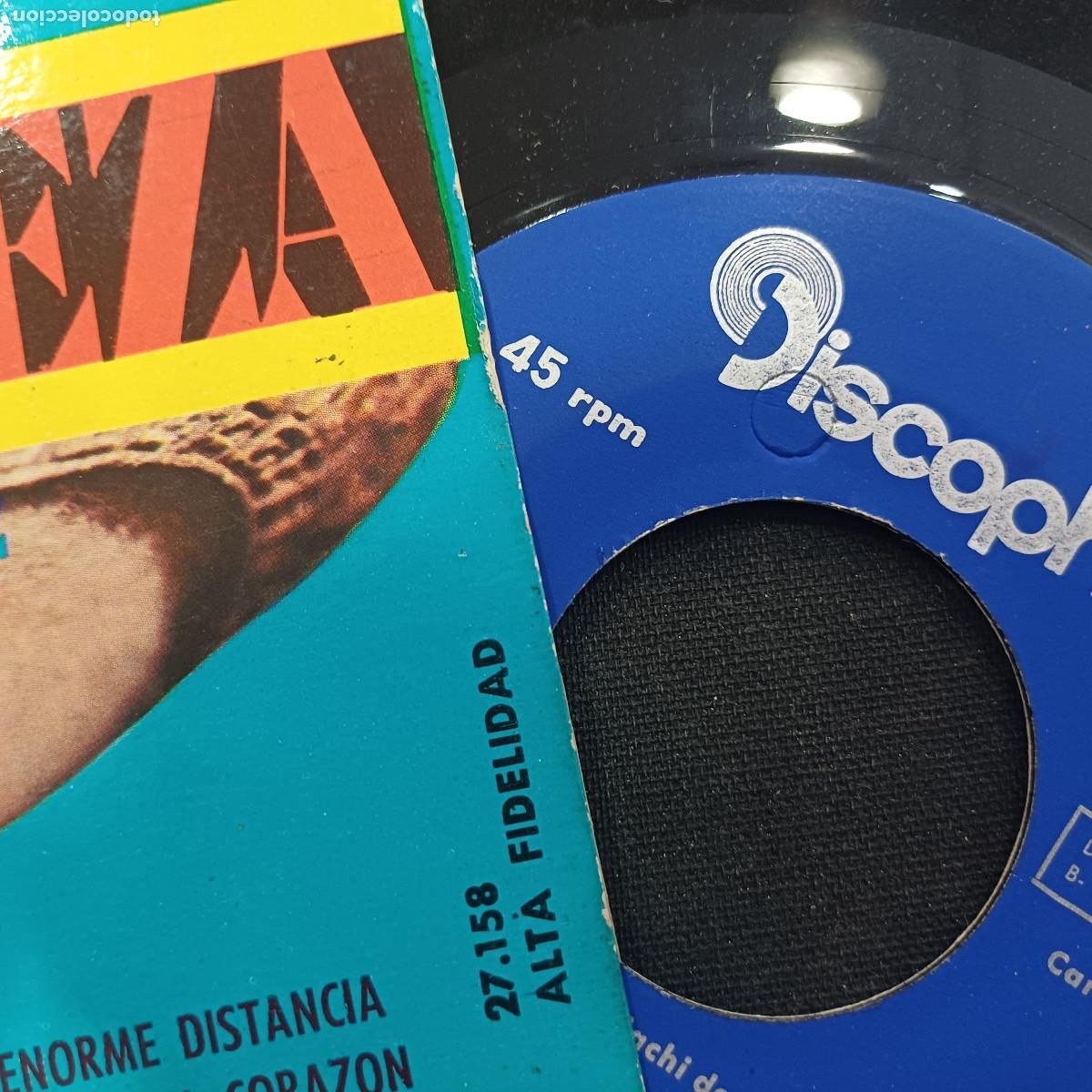 Discos de vinilo: LUIS PEREZ MEZA/LA ENORME DISTANCIA/SINGLE. - Foto 2
