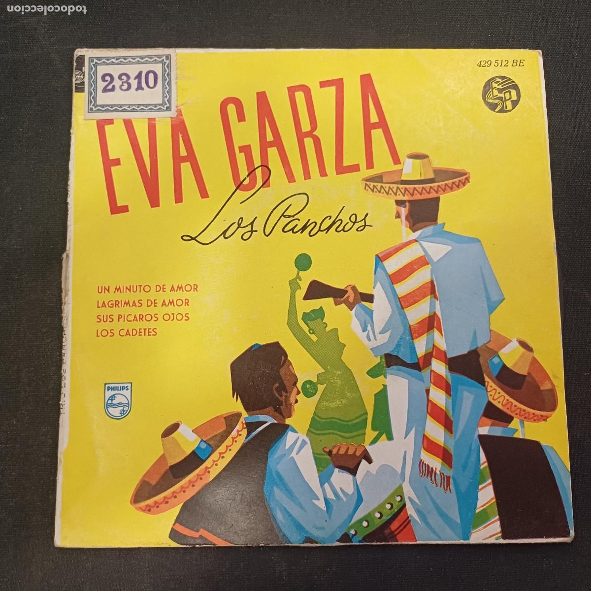 Discos de vinilo: EVA GARZA/TRIO LOS PANCHOS/SINGLE.