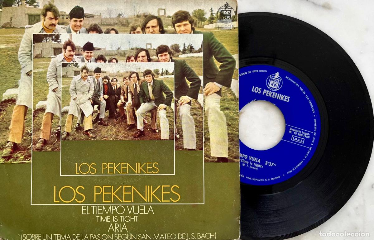 Discos de vinilo: LOS PEKENIQUES. EL TIEMPO VUELA. SINGLE ORIGINAL ESPA&Ntilde;A 1969