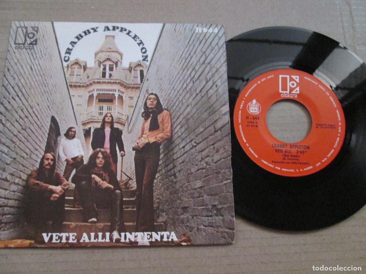 Discos de vinilo: CRABBY APPLETON - Vete All&iacute; / Intenta. Single, ed espa&ntilde;ola 7&rdquo; 1970. Mgn&iacute;fico estado (VG+/NM)