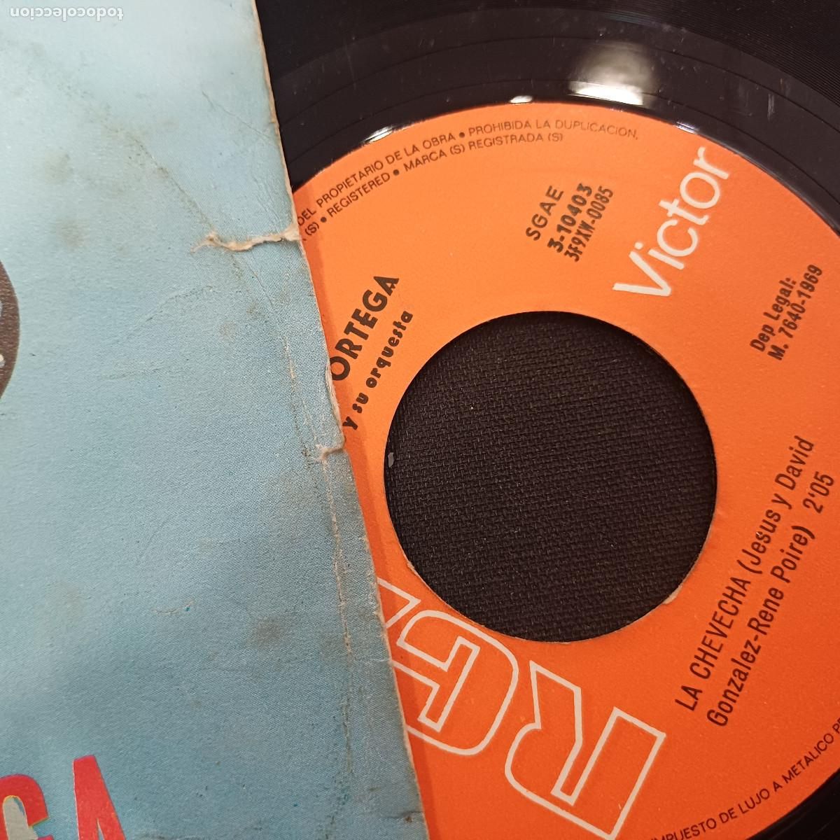 Discos de vinilo: PALITO ORTEGA/LA CHEVECHA/SINGLE. - Foto 2