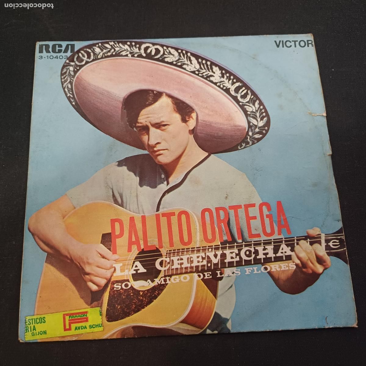 Discos de vinilo: PALITO ORTEGA/LA CHEVECHA/SINGLE. - Foto 3