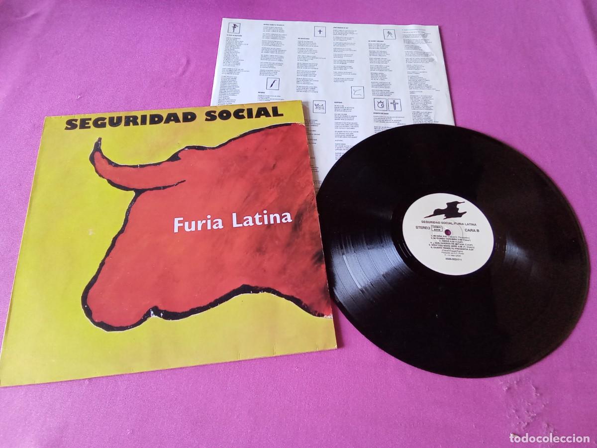 Discos de vinilo: SEGURIDAD SOCIAL FURIA LATINA 1993 LP L31 2 3