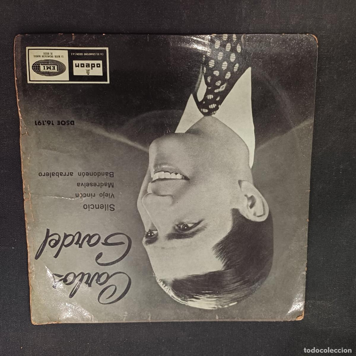 Discos de vinilo: CARLOS GARDEL/SILENCIO/SINGLE.