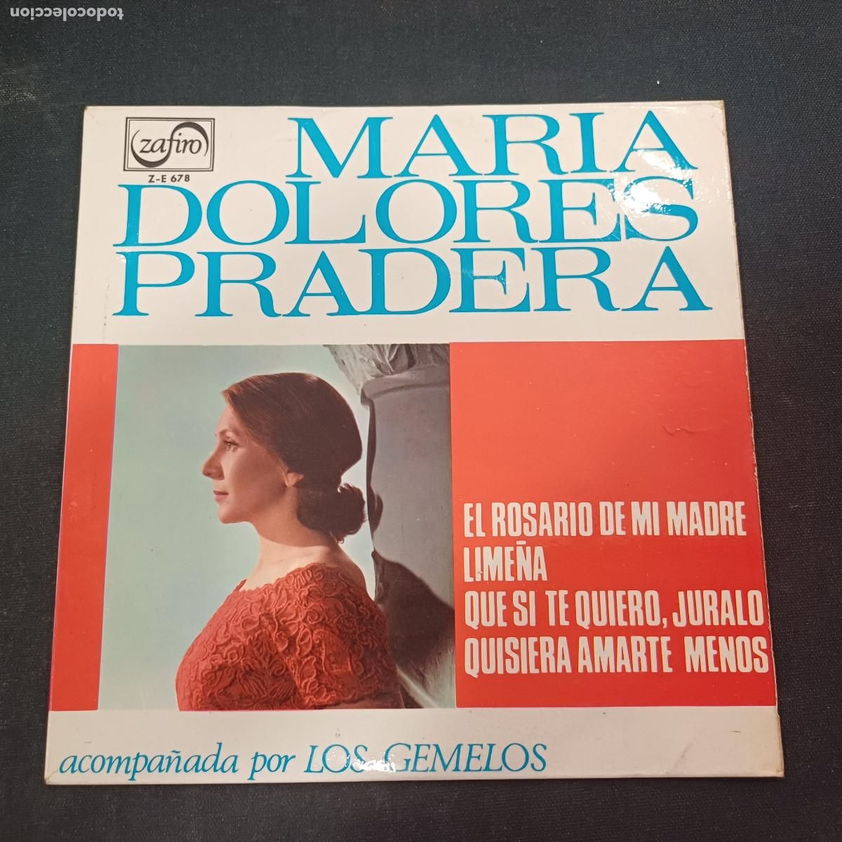 Discos de vinilo: MARIA DOLORES PRADERA Y LOS GEMELOS/SINGLE. - Foto 1