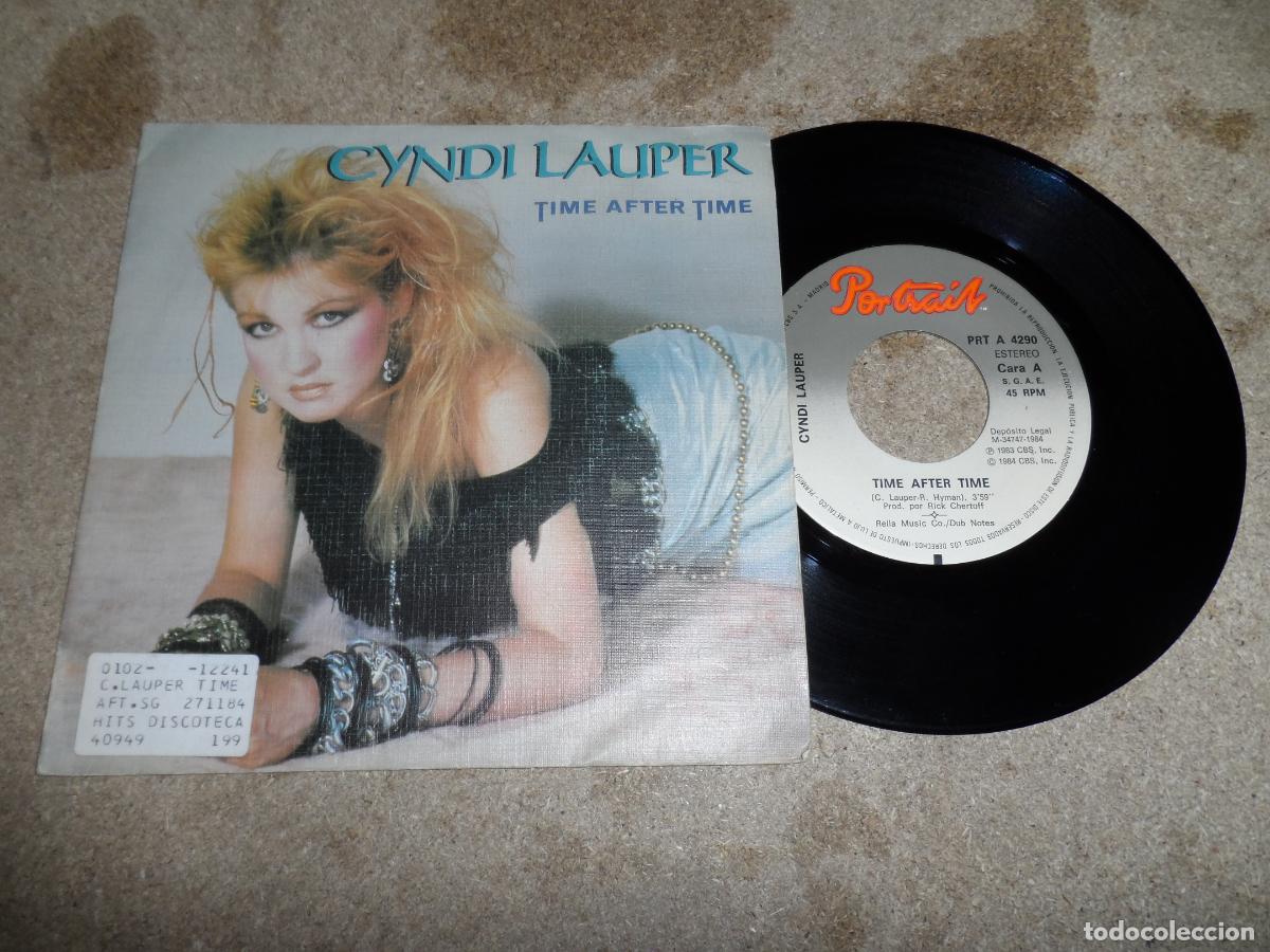 Discos de vinilo: CYNDI LAUPER - TIME AFTER TIME (SPAIN 1984)