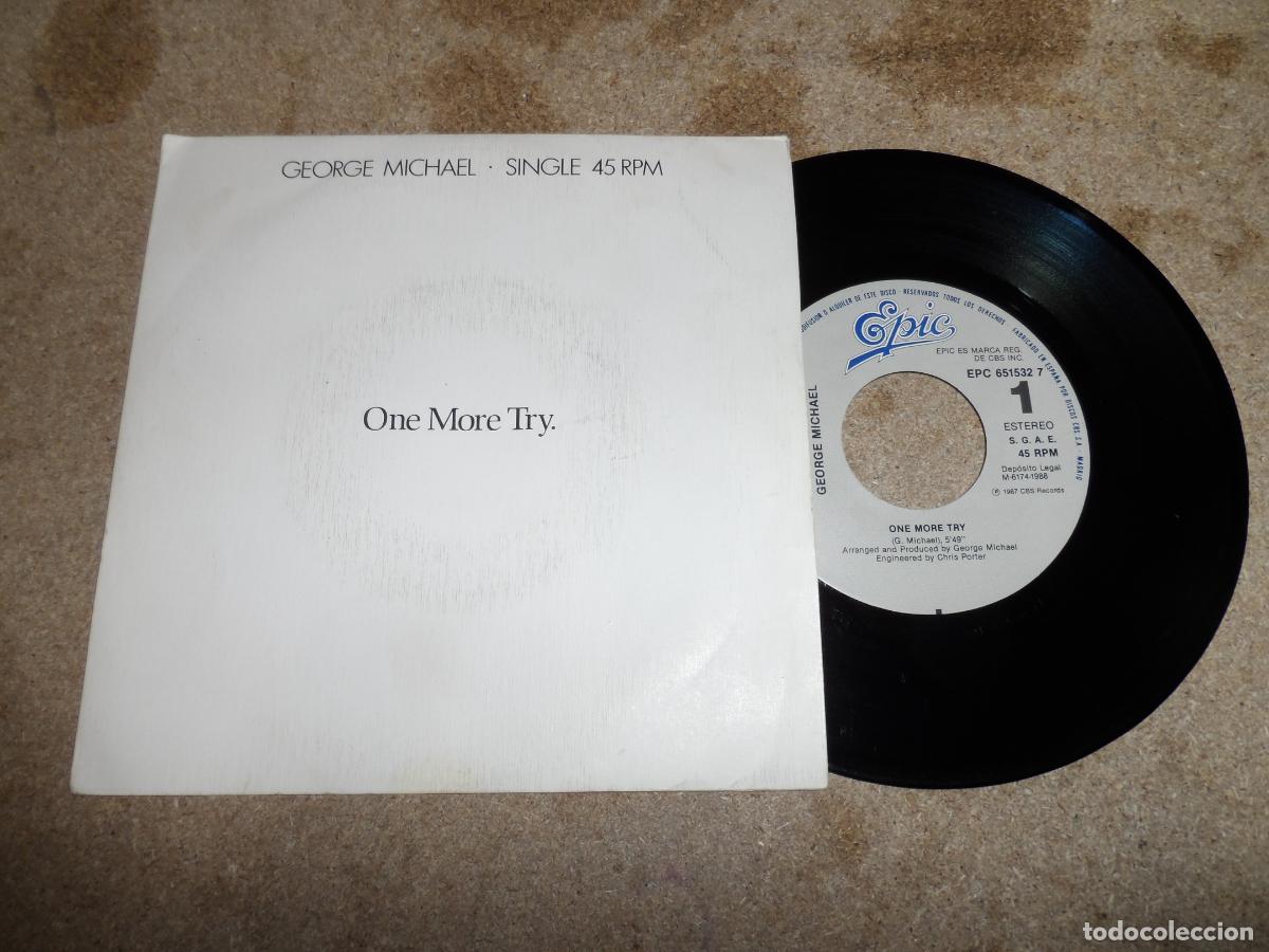 Discos de vinilo: GEORGE MICHAEL - ONE MORE TRY (SPAIN 1988) - Foto 1