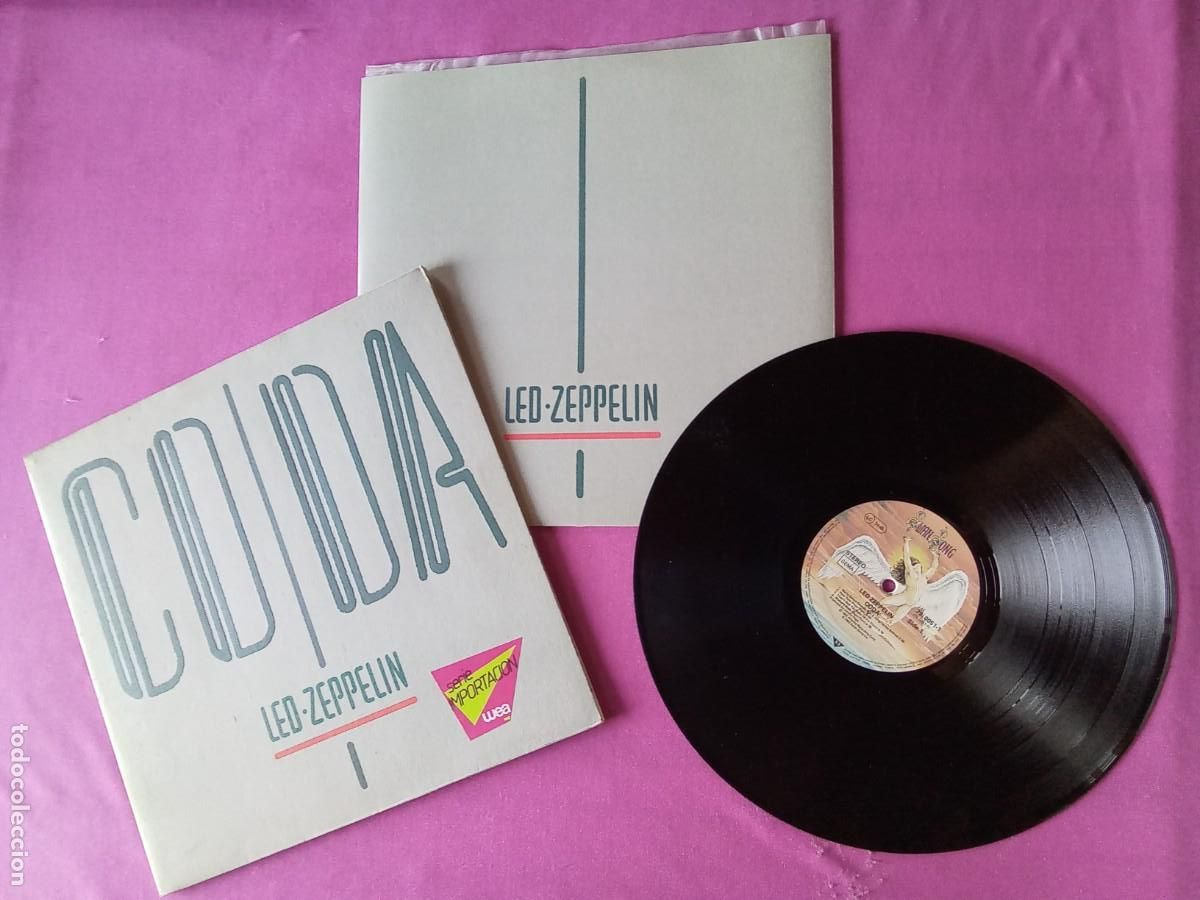 Discos de vinilo: LED ZEPPELIN CODA 1982 LP L32 3 1
