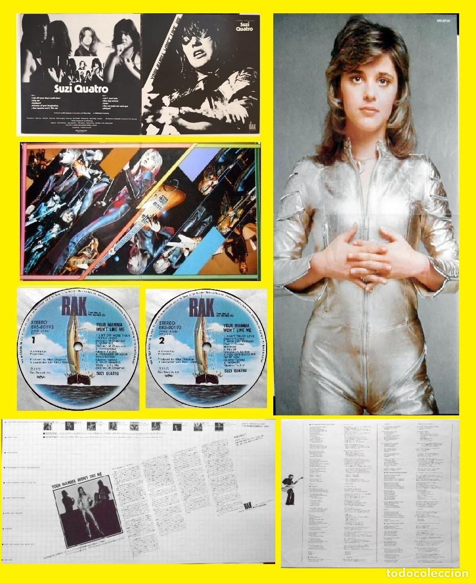Discos de vinilo: SUZI QUATRO, Your Mamma Won't Like 74 SUPER CARPETA. RARE 1&ordm; PRESS JAPAN + POSTER + INSERT, EXC