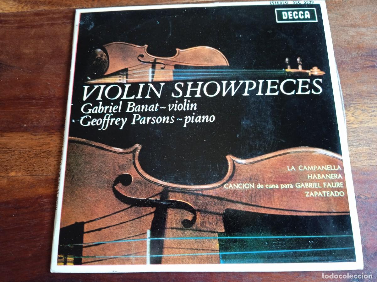Discos de vinilo: Violin Showpieces - La campanella , Habanera, Zapateado - Single Ep original DECCA 1964