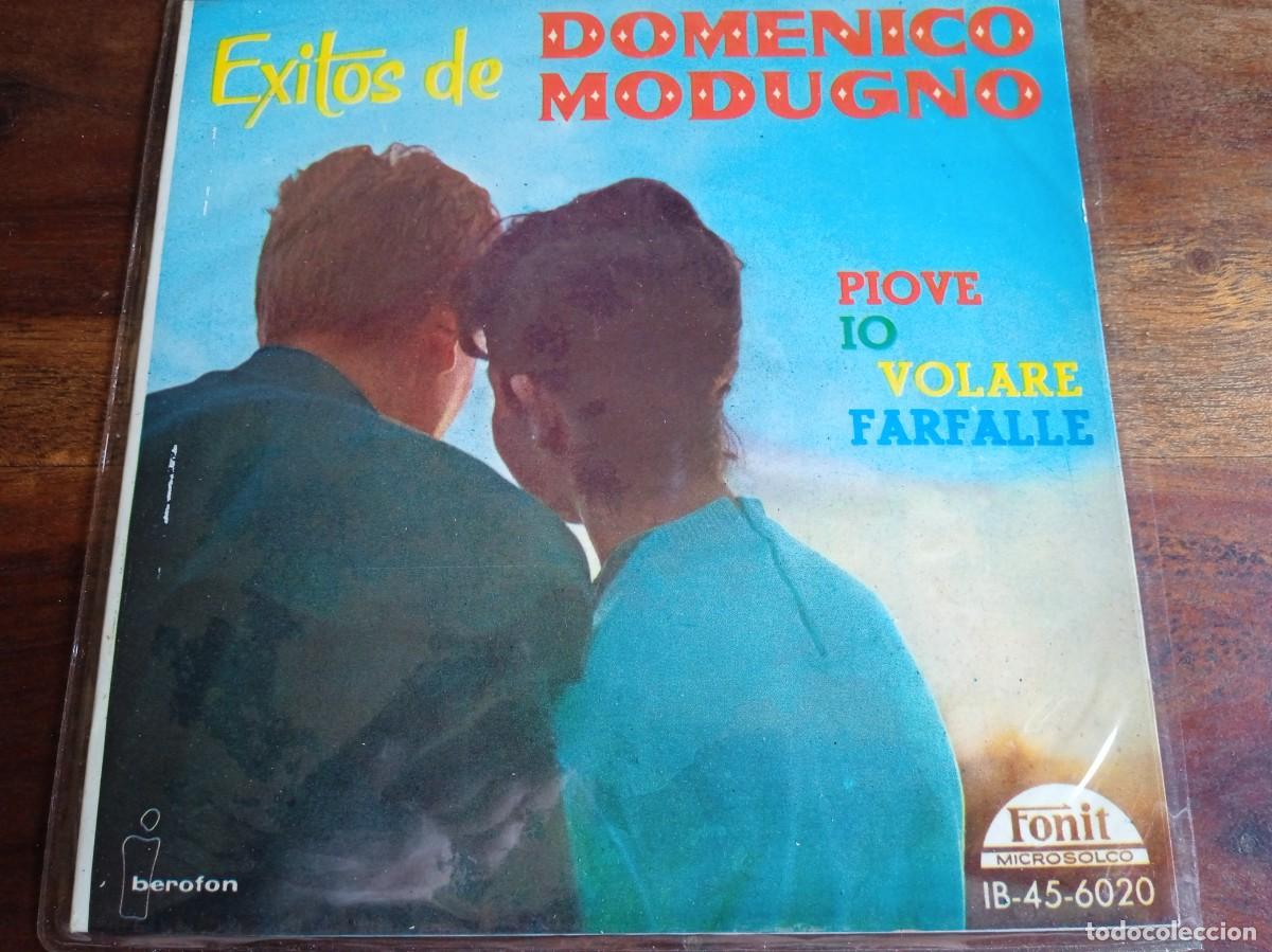 Discos de vinilo: Domenico Modugno - Exitos de... - Single Ep original Fonit espa&ntilde;a 1960