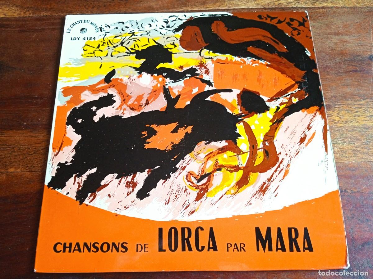 Discos de vinilo: Mara - Chansons de lorca - Single Ep original LDY francia 1960 con letras