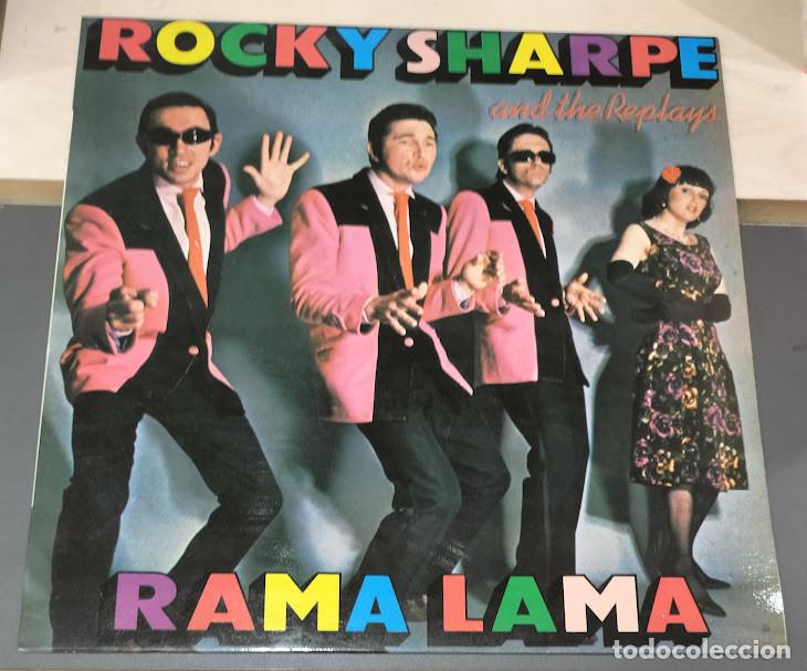 Discos de vinilo: Rocky Sharpe & The Replays - Rama Lama - LP Chiswick ref. CWK-3010. Ed. UK 1979.