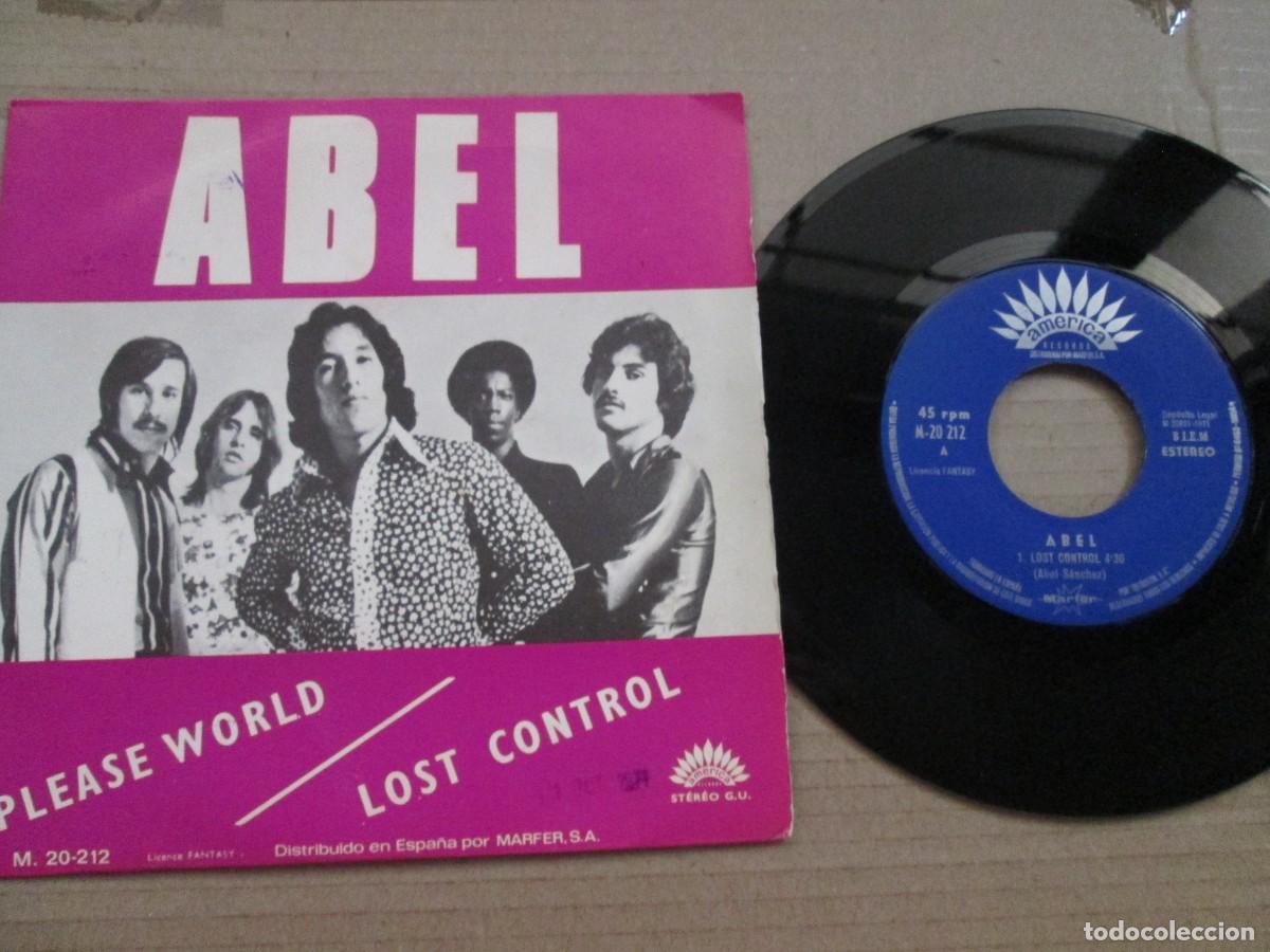 Discos de vinilo: ABEL - Lost Control / Please World. Single, ed espa&ntilde;ola 7&rdquo; 1971. Muy buen estado (VG+)