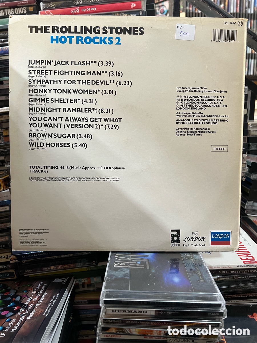 Discos de vinilo: The rolling stones Hot rocks 2 - Foto 2