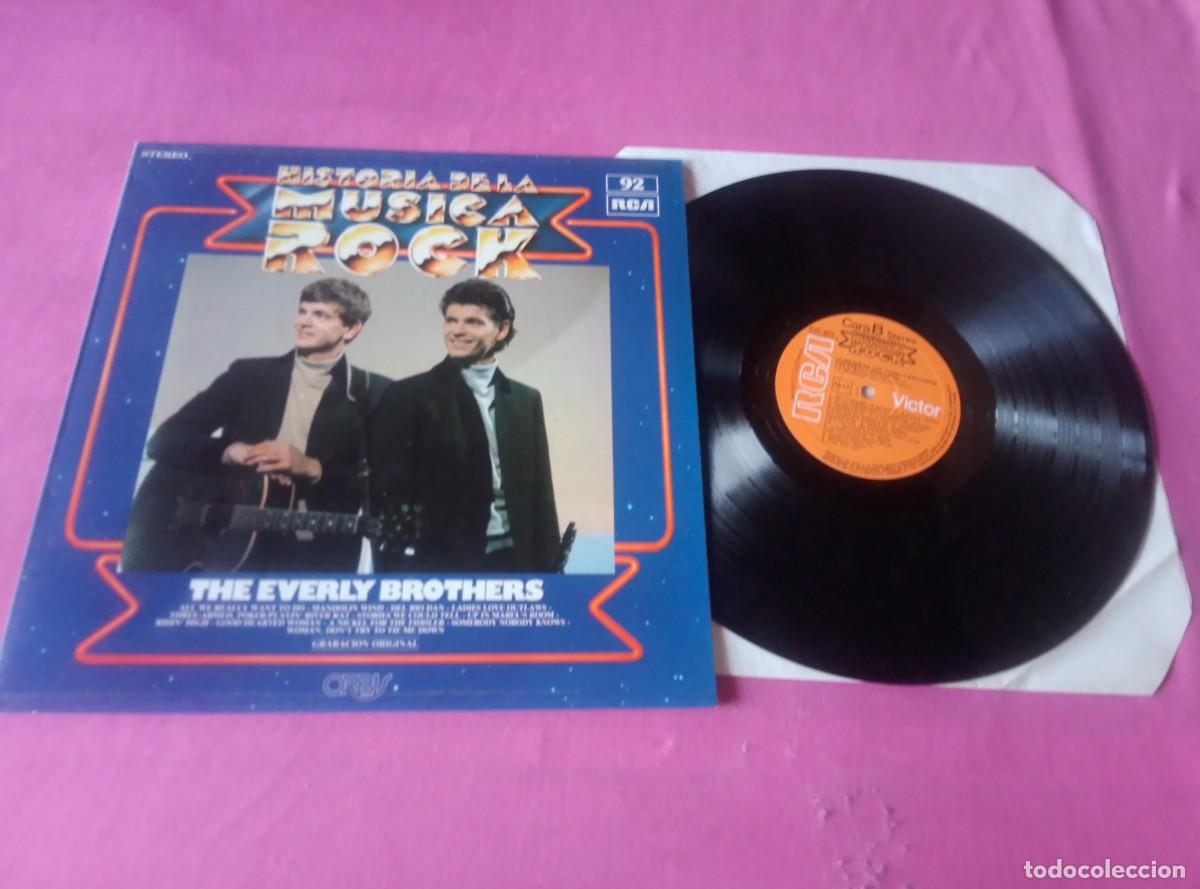 Discos de vinilo: THE EVERLY BROTHERS HISTORIA DE LA M&Uacute;SICA ROCK 1973 LP L32 3 1