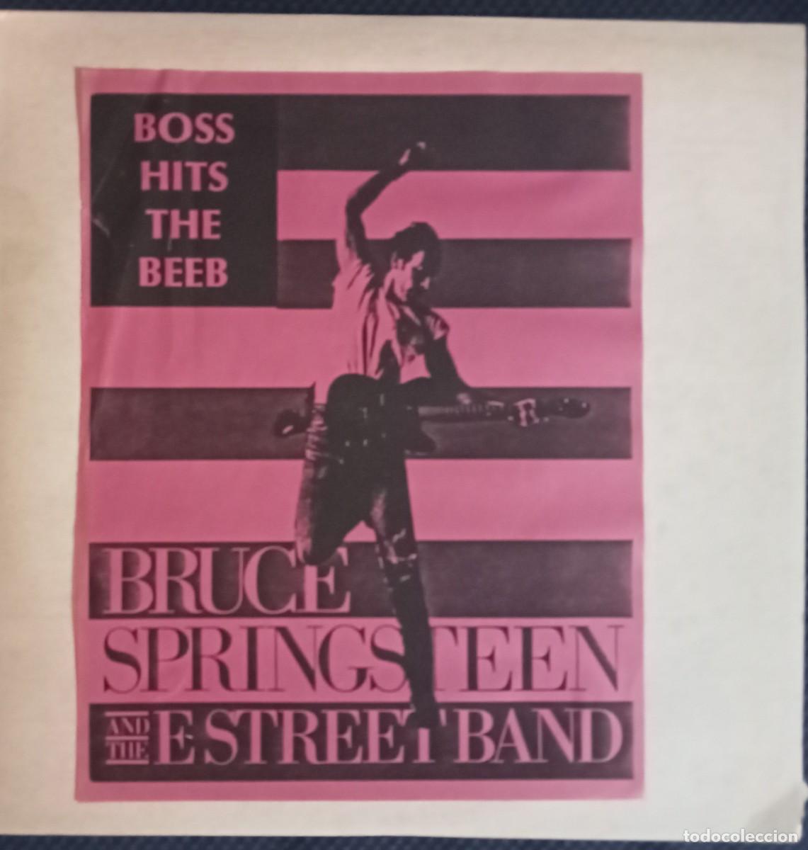 Discos de vinilo: Bruce Springsteen &rdquo;Boss hits the Beeb&rdquo; 2lp live 1984, black vinyl htf!!!