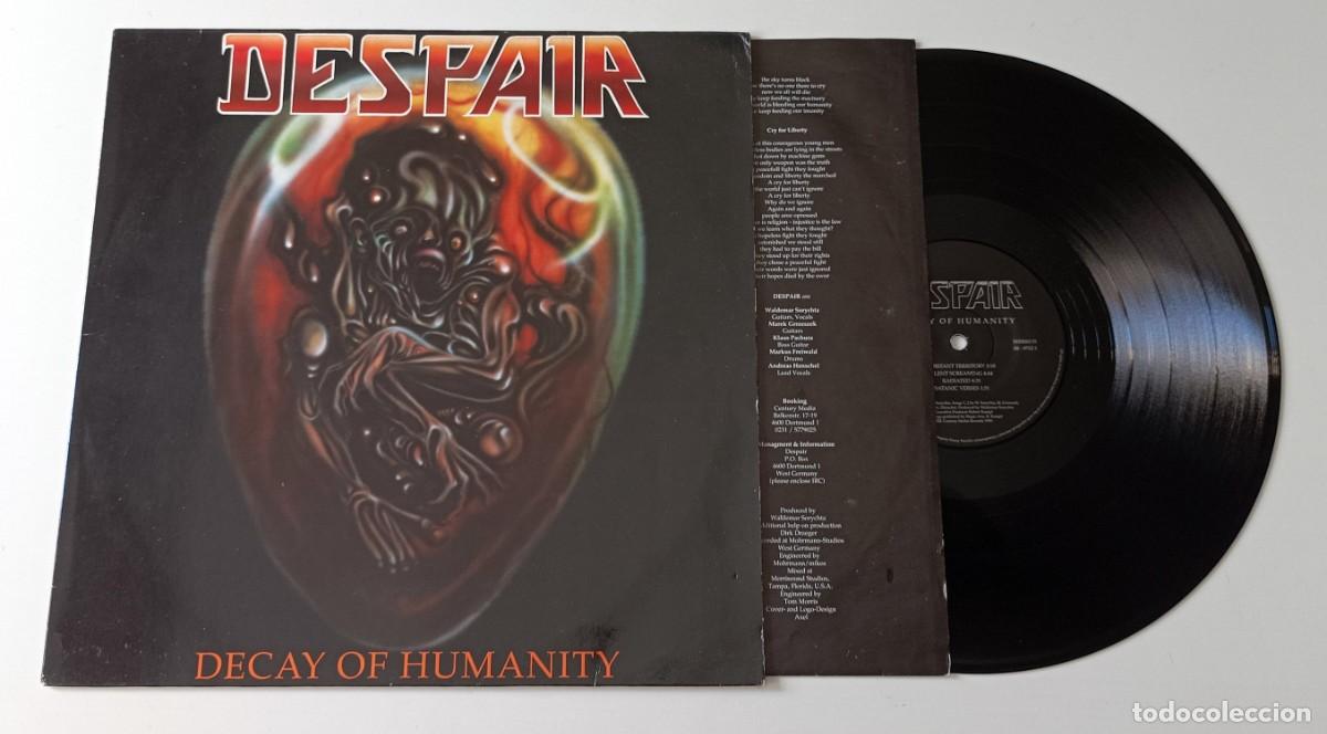 Discos de vinilo: LP DESPAIR - DECAY OF HUMANITY - Foto 3
