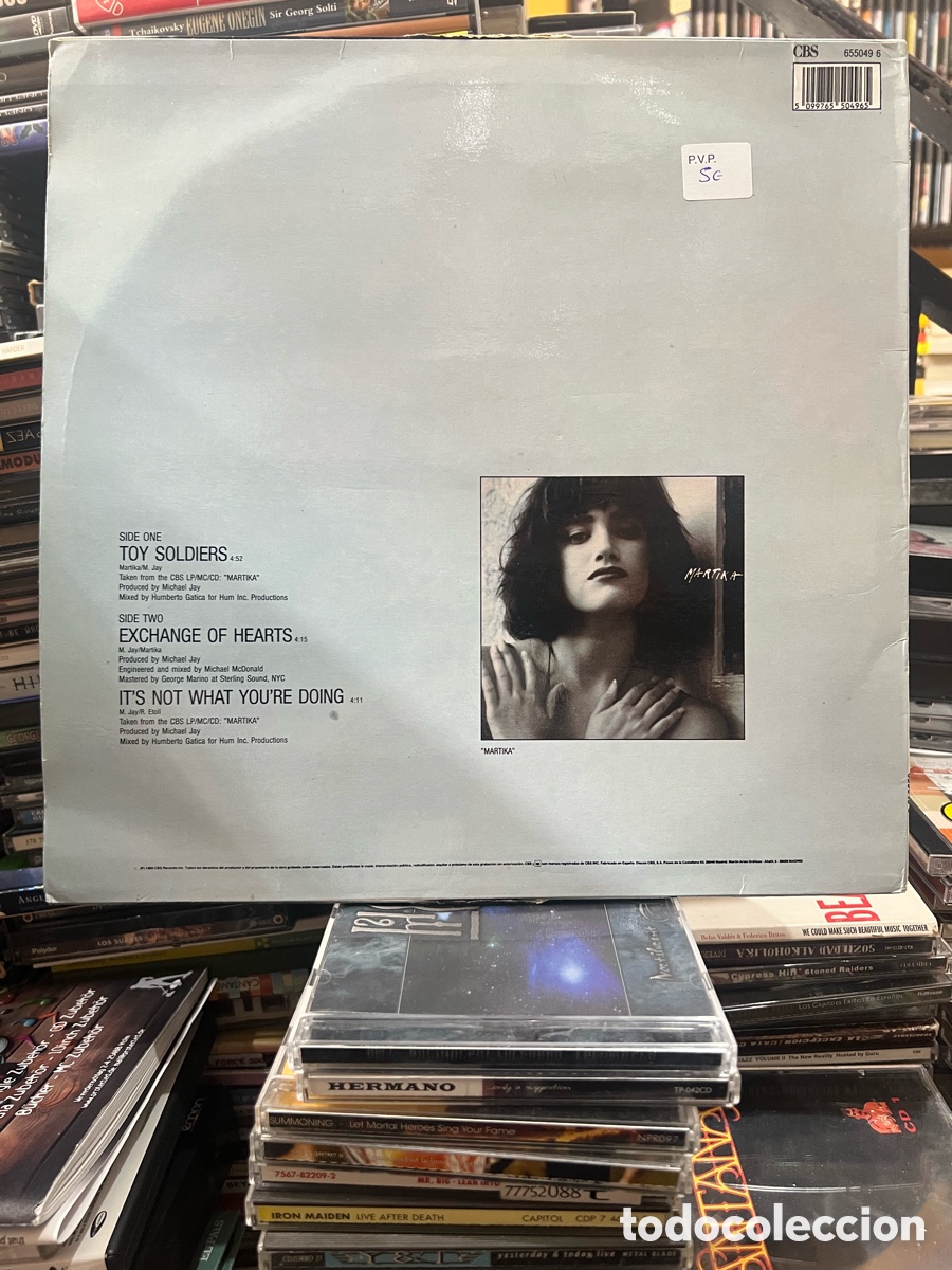 Discos de vinilo: Martika Toy soldiers - Foto 2
