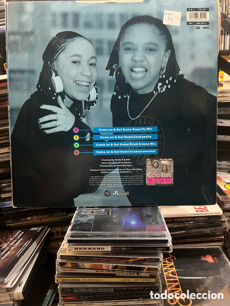 Discos de vinilo: Cookie crew Come on & Get some - Foto 2