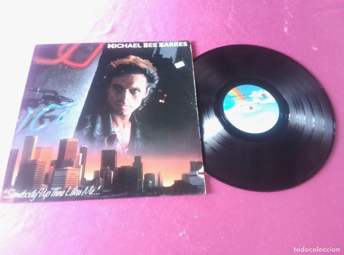 Discos de vinilo: MICHAEL DES BARRES SOMEBODY UP THERE LIKES ME 1986LP L32 3 1