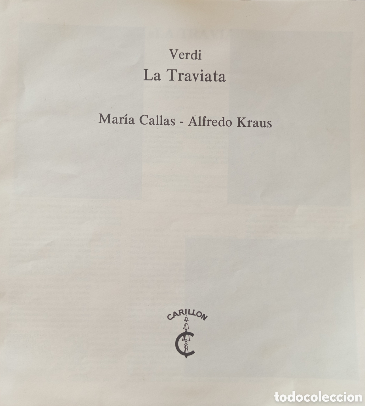Discos de vinilo: La Traviata de Giuseppe Verdi. - Foto 2