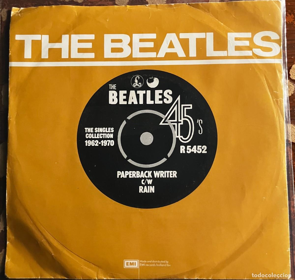 Discos de vinilo: THE BEATLES - PAPERBACK WRITER, single 7&rdquo; edic EU/NL 1976