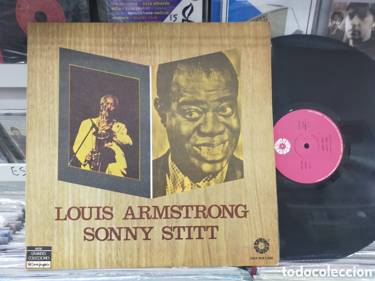 Discos de vinilo: Louis armstrong sonny stitt doble LP carpeta doble Espa&ntilde;a 1978