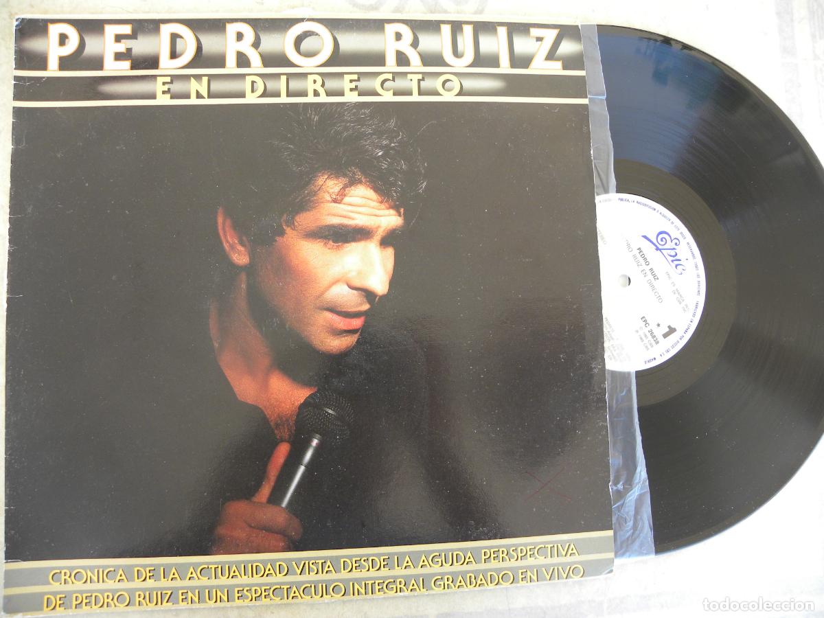 Discos de vinilo: PEDRO RUIZ EN DIRECTO -LP 1985 -PEDIDO MINIMO 3 EUROS