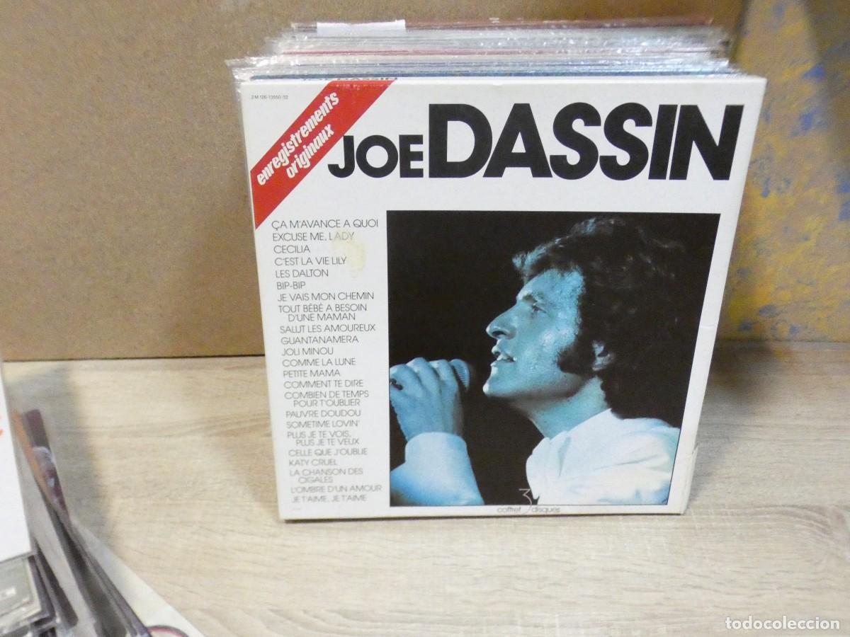 Discos de vinilo: ARKANSAS1980 BOXX739 VINILO BUEN ESTADO JOE DASSIN CAJA 3 LPS PUNTAS ABIERTAS
