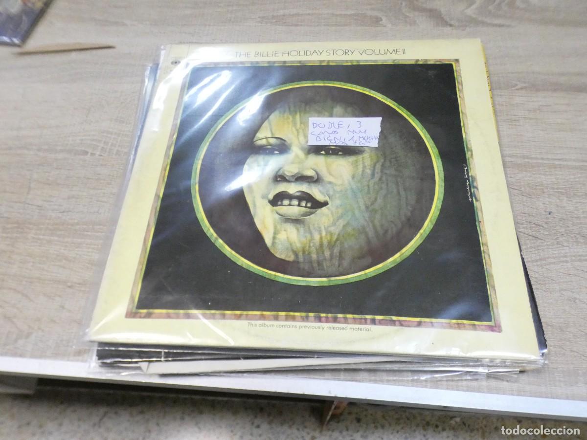 Discos de vinilo: ARKANSAS1980 LOTT748 VINILO MUY USADO REPRODUCIBLE BILLIE HOLYDAY 3 CARAS OK 1 CARA MENOS OK