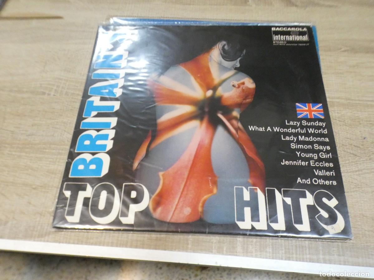 Vinyl-Schallplatten: ARKANSAS1980 LOTT748 VINILO MUY USADO REPRODUCIBLE BRITAIN TOP HITS VER TRACKLIST TAPA