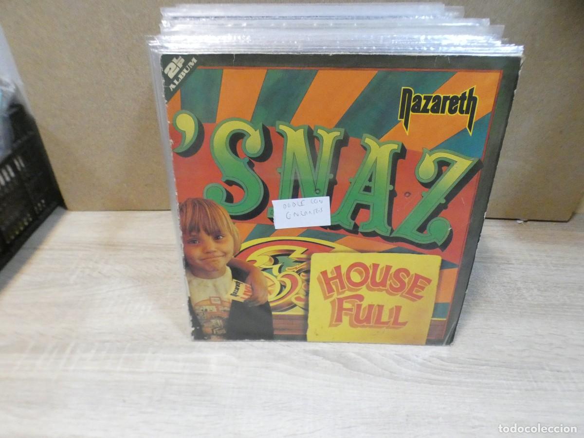 Discos de vinilo: ARKANSAS1980 LOTT748 VINILO LEVE USO AUN CORRECTO NAZARETH DOBLE CON ENCARTES