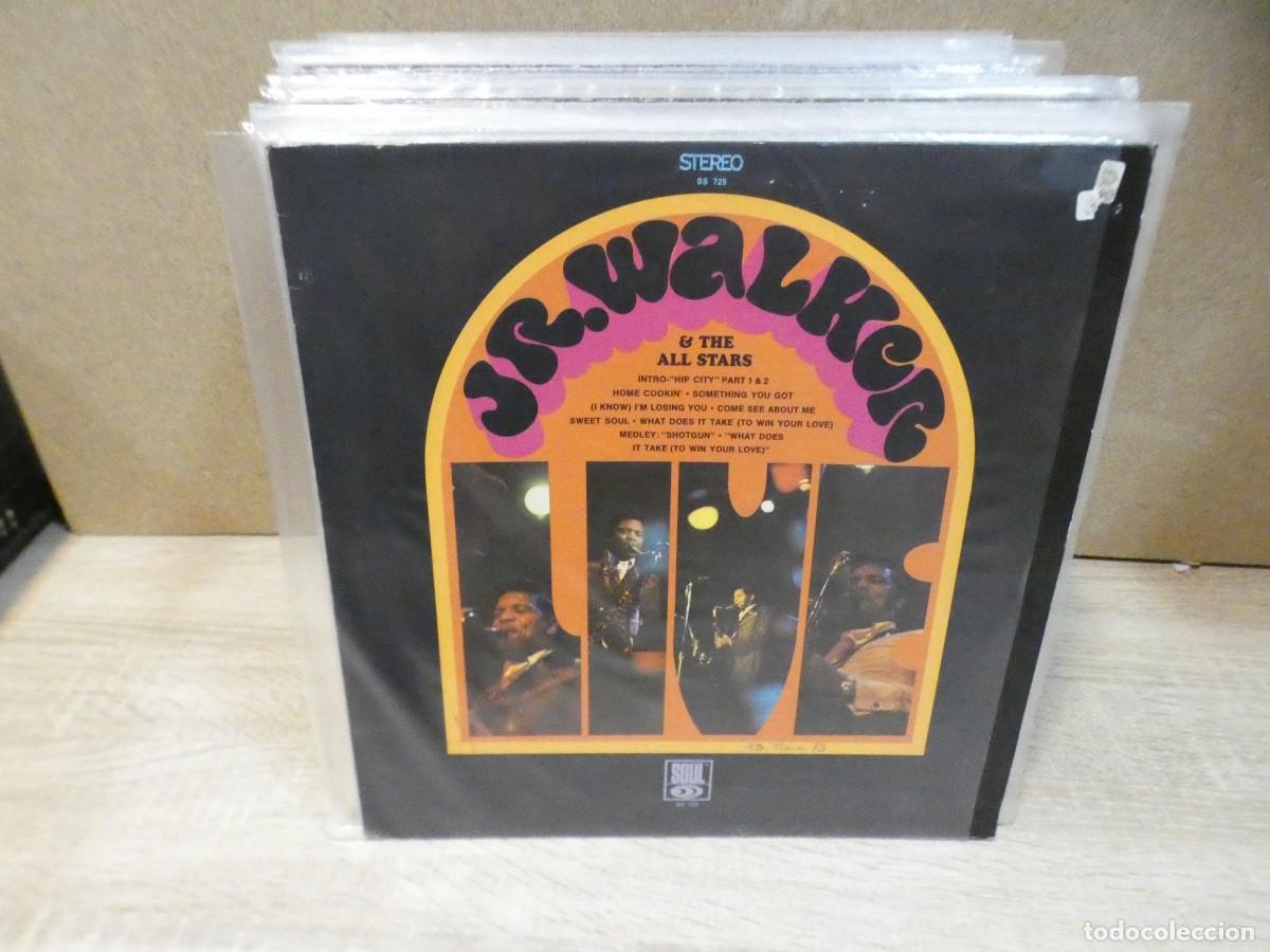 Discos de vinilo: ARKANSAS1980 LOTT748 VINILO LEVE USO AUN CORRECTO J.R. WALKER LIVE