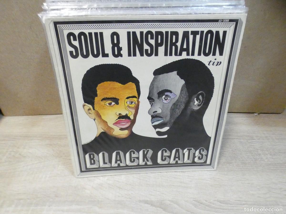 Discos de vinilo: ARKANSAS1980 LOTT748 VINILO LEVE USO AUN CORRECTO BLACK CATS SOUL AND INSPIRATION