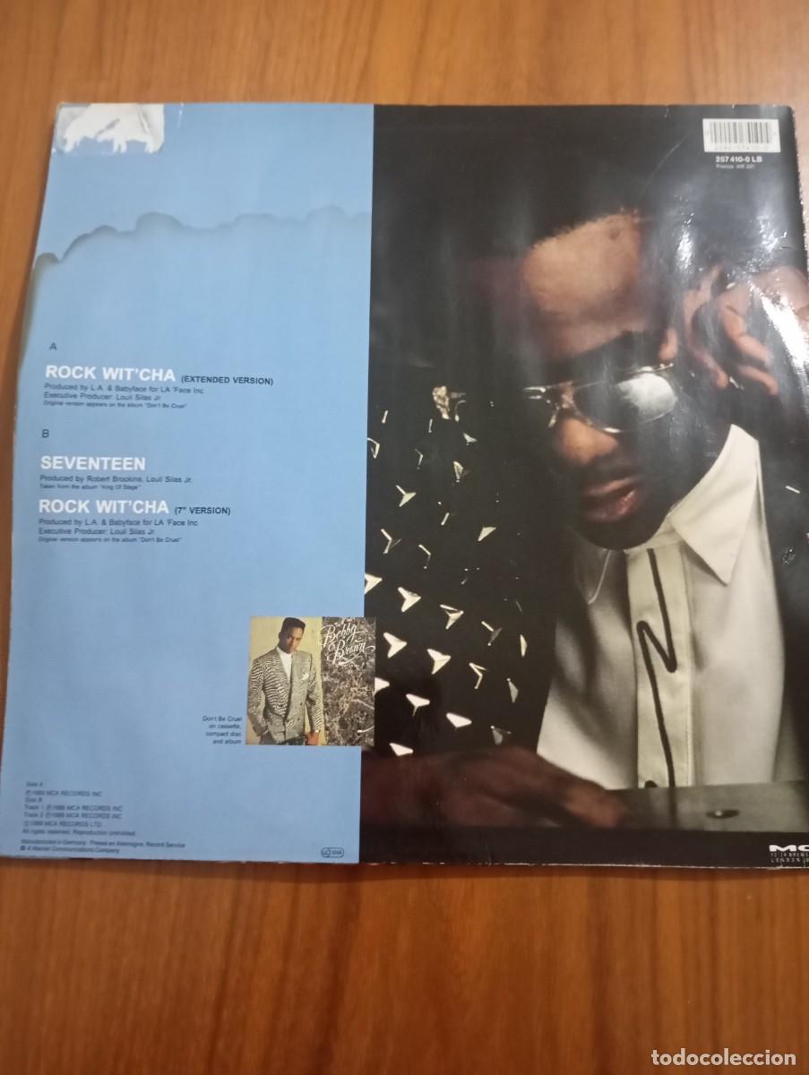 Discos de vinilo: BOBBY BROWN - ROCK WIT CHA (MX) 1989 - Foto 2